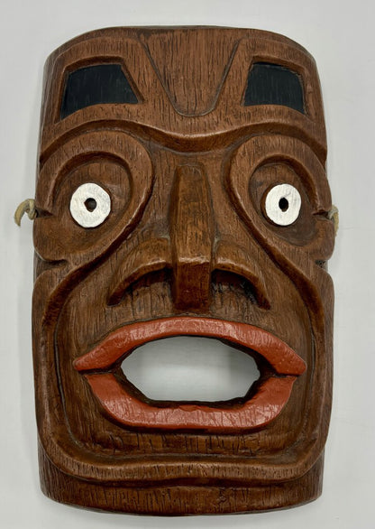 Terra Cotta First Nations Ceremonial Mask /j