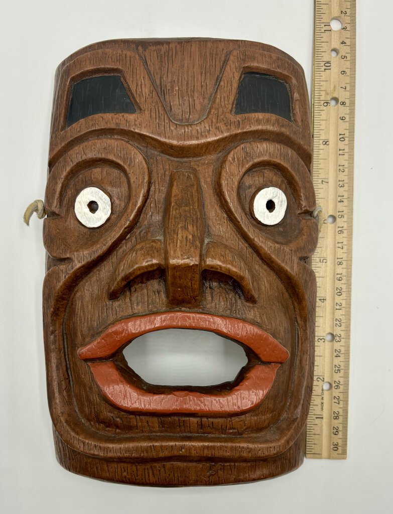 Terra Cotta First Nations Ceremonial Mask /j