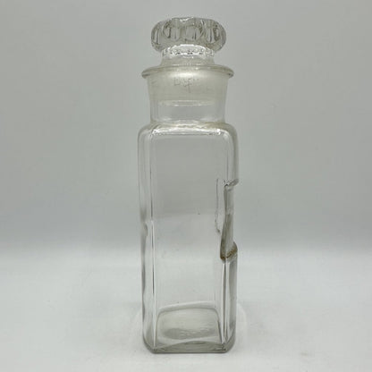 Pair of Antique 8 1/2” Apothecary Bottles/Jars Patented March 22nd 1892 /cb