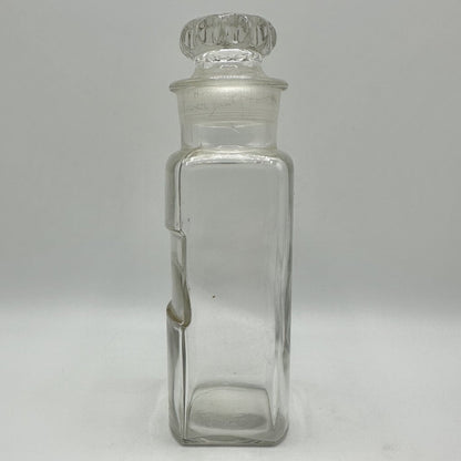 Pair of Antique 8 1/2” Apothecary Bottles/Jars Patented March 22nd 1892 /cb