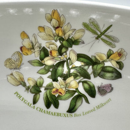 Portmeirion Botanic Garden 10” Round Serving/Salad Pearl Bowl Pansy /cb