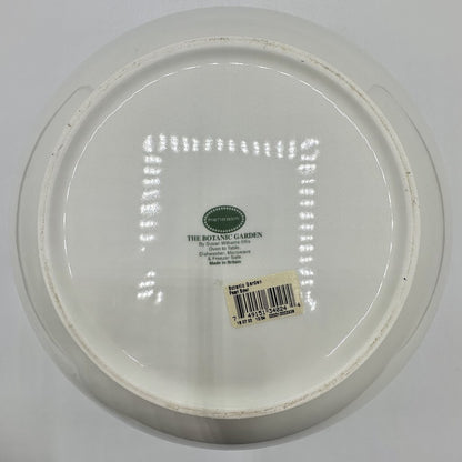 Portmeirion Botanic Garden 10” Round Serving/Salad Pearl Bowl Pansy /cb