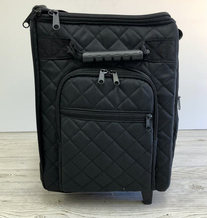 XXL Quilted Fabric Rolling Sewing Machine Tote /b