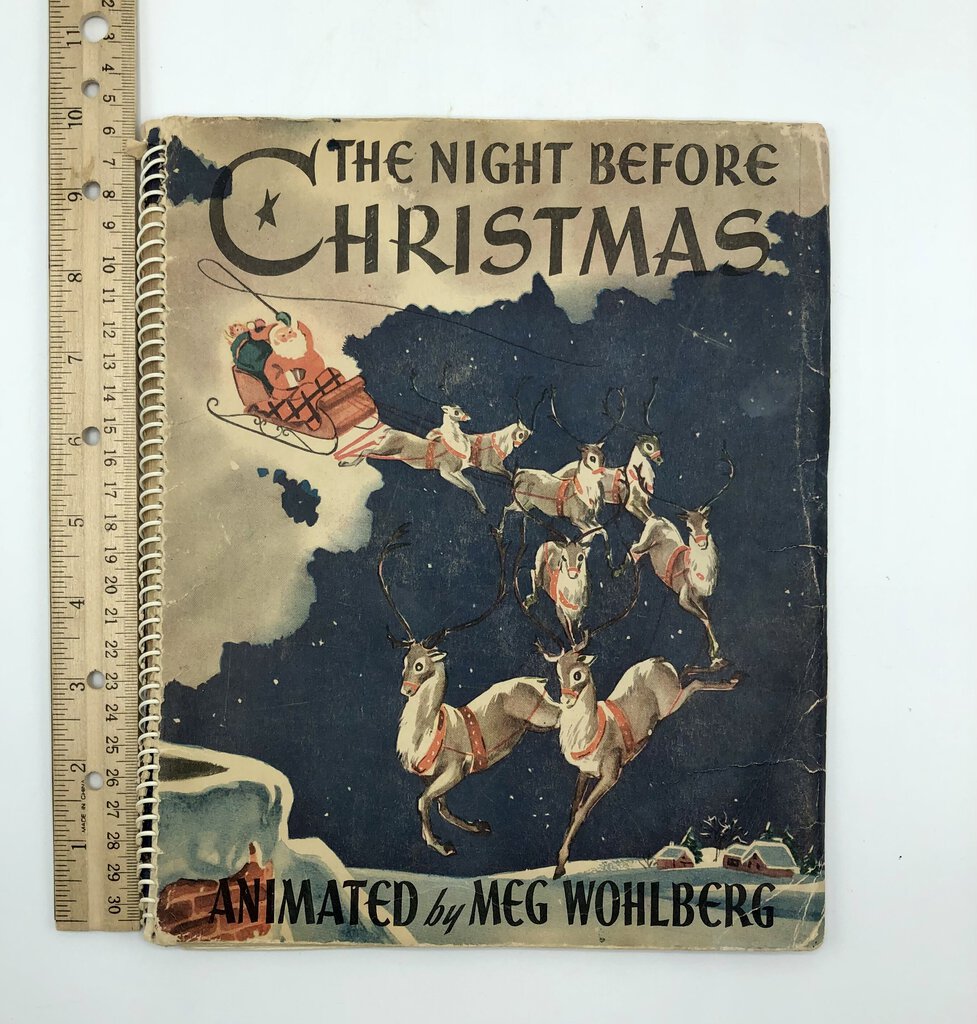 Vintage Set of 3 ‘Twas the Night Before Christmas Books 1940-1954 /b