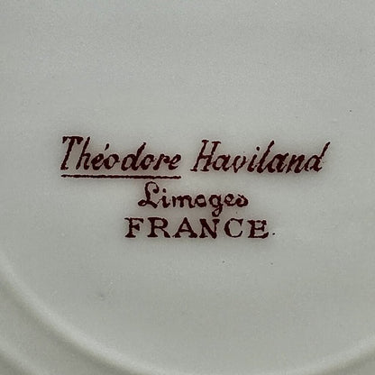 Antique Théodore Haviland Limoges France 10 3/4 Inch Floral Cake Plate/Server /cb