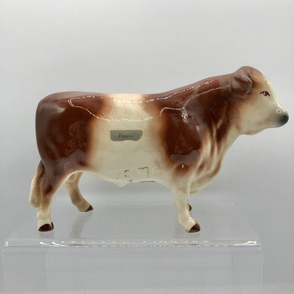 Vtg Robert Simmons Ceramic Artware FERDIE Bull Figurine /b