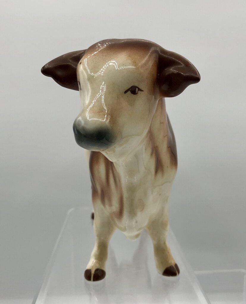 Vtg Robert Simmons Ceramic Artware FERDIE Bull Figurine /b