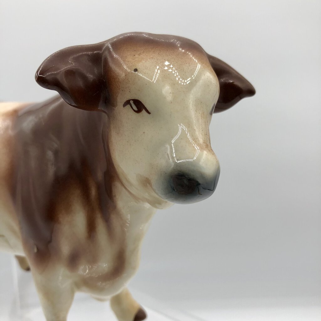 Vtg Robert Simmons Ceramic Artware FERDIE Bull Figurine /b