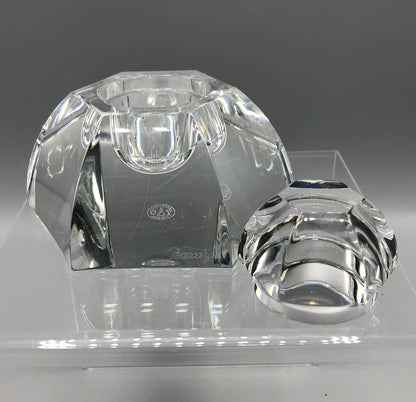 Baccarat France Crystal Malmaison Hexagon Inkwell