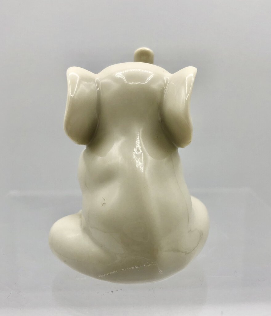 Lenox Porcelain Sitting Baby Elephant Figurine /b