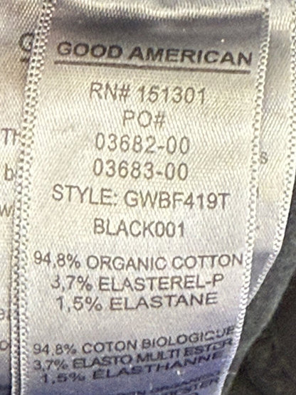 Good American Black 5 Button Women Jeans Good Waist Sz. 8/29 /rb