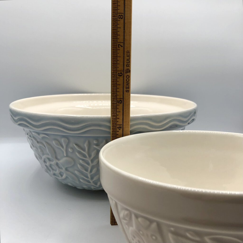 2 Mason Case Mixing/ Kneading Bowls /b