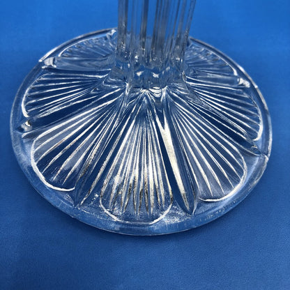 Antique J.B.Higbee Paneled Thistle Glass Compote /b