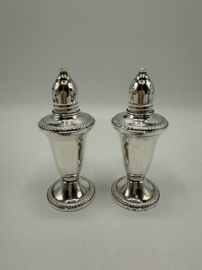 Vintage Dutchin Creation Weighted Sterling Silver Salt N Pepper Shakers /ro