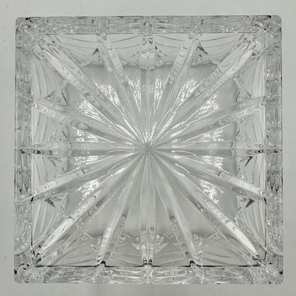 Portico Square Napkin Holder By Crystal Clear Industries Made in Poland /cb