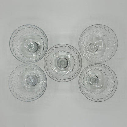 Set Of 5 Vintage Duncan & Miller NOBILITY Champagne/Tall Sherbet Glasses /cb