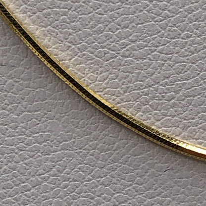 Milor 14K Yellow Gold 18” Snake Chain Necklace /b