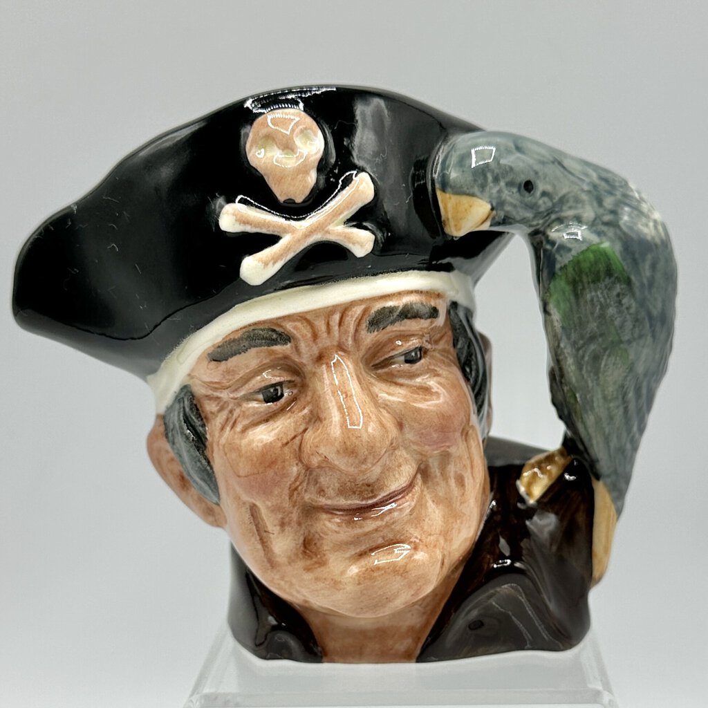 Vintage Royal Doulton Character Jug LONG JOHN SILVER D6386 Made In England /cb