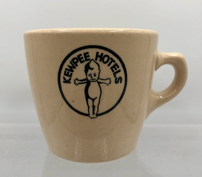 3 Vintage Kewpee Hotel Coffee Mugs /b