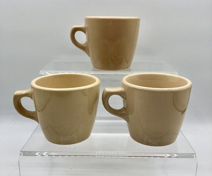 3 Vintage Kewpee Hotel Coffee Mugs /b