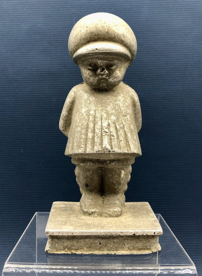 1930s “I’m Sorry” Cast Metal Boy Single Bookend /b