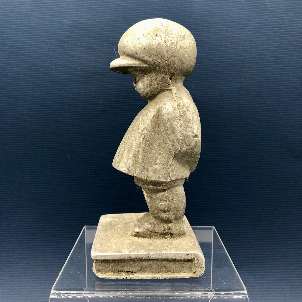 1930s “I’m Sorry” Cast Metal Boy Single Bookend /b