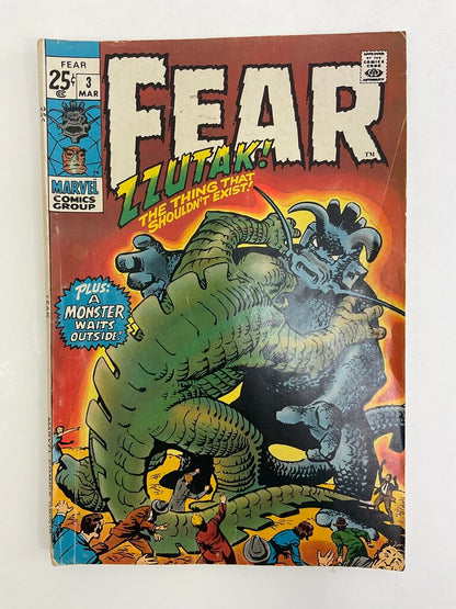 Vintage Marvel Comics: FEAR Issues #3 & #5 - 1970s /so