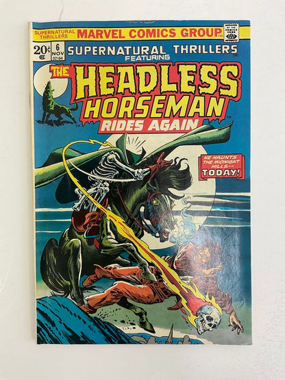 Vintage Marvel Comics: Supernatural Thrillers Issues #6 and #7 - 1973 & 1974 /so