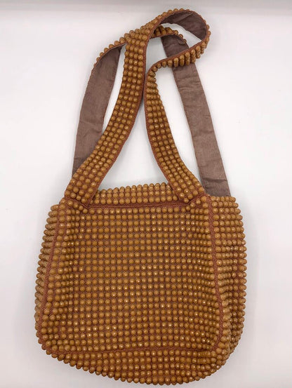 Vintage Roger Van S Beaded Handbag w/ Rooster /b
