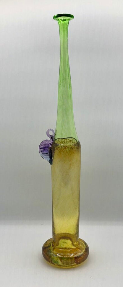 Kosta Boda Bertie Vallien Windpipe Vase 18” Signed /b