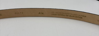 Vtg. Carol VanWyck Italian Leather Belt Sz. M /j