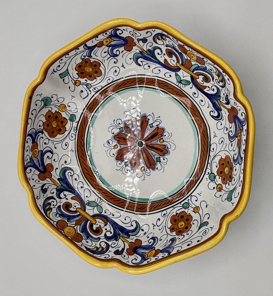 10 “ Deruta Majolica Bowl Italy /j