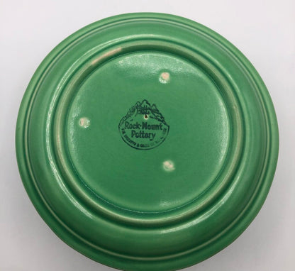 Vtg Coors Rock Mount Pottery Sauce Bowl w/ Underplate /b