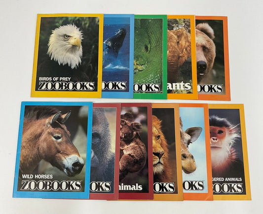 Lot of 11 Assorted Zoobooks Published 1980s /sb
