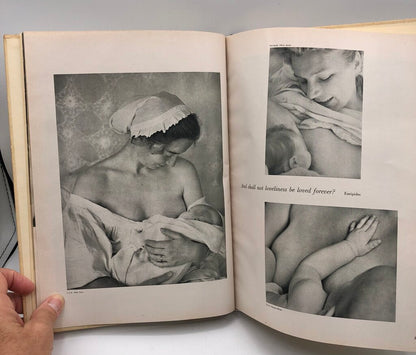 1955 ed.The Family of Man by Edward Steichen & Carl Sandburg Hardcover Book /b