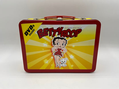 Betty Boop Collectible Tin Lunchbox with 3 Disc DVD Set 2008 /sb