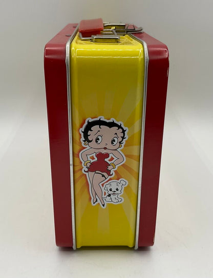 Betty Boop Collectible Tin Lunchbox with 3 Disc DVD Set 2008 /sb