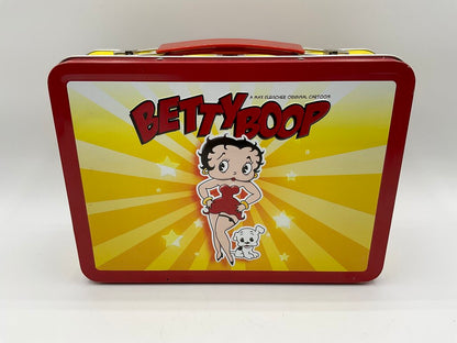Betty Boop Collectible Tin Lunchbox with 3 Disc DVD Set 2008 /sb