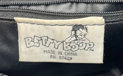 Vintage Betty Boop 1994 Black Vinyl Purse/Handbag /sb