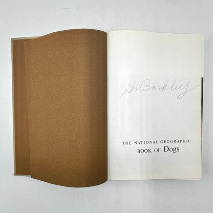 The National Geographic Book Of Dogs Hardcover 1958 /cb