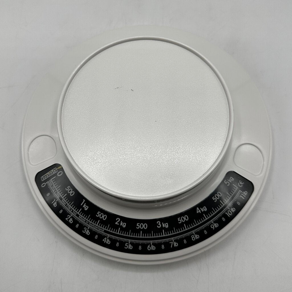 Soehnle 1307 Culina Plus German Precision Analog Kitchen Scale w/Bowl 11lb Made In Switzerland Incl. Box /cb