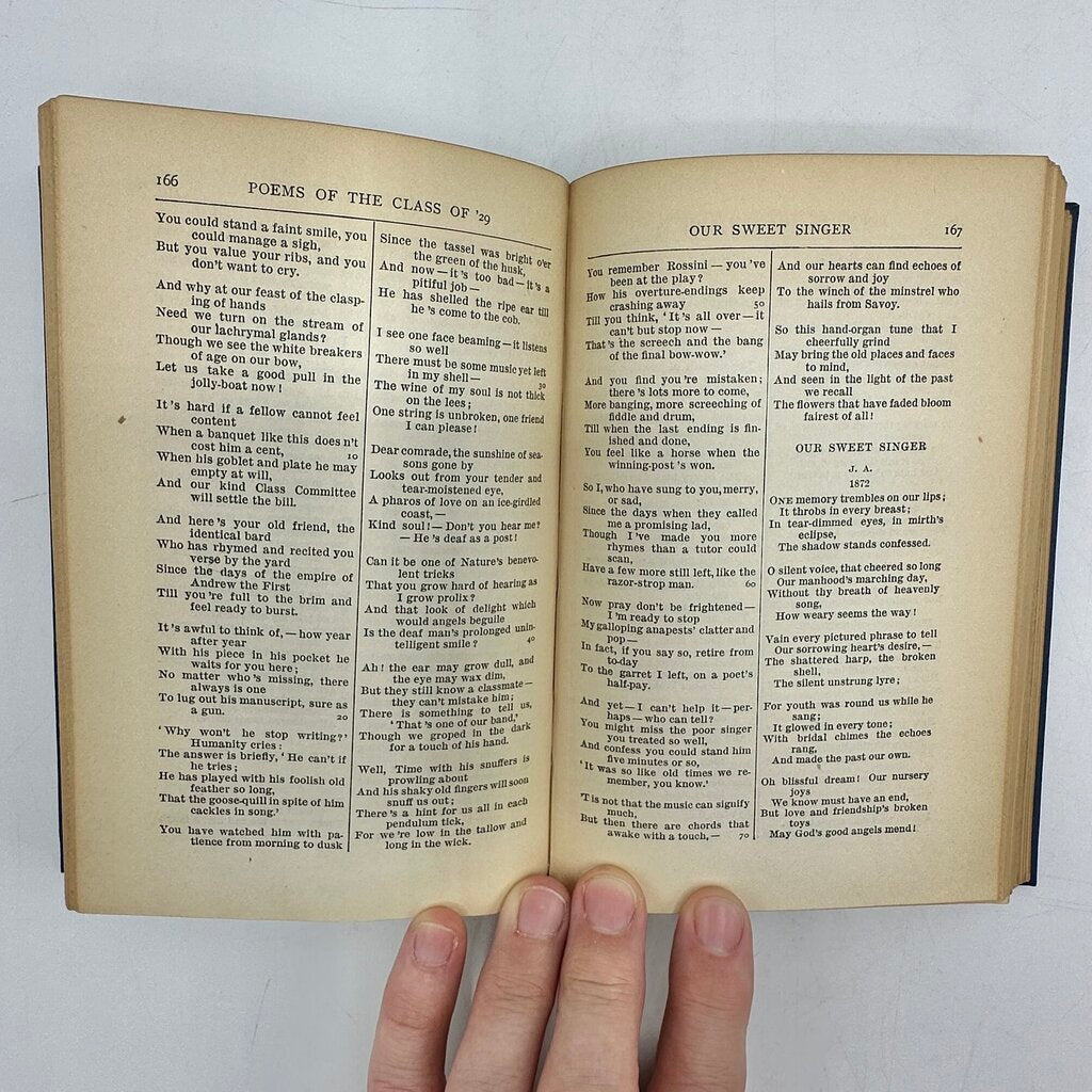 The Complete Poetical Works Of Oliver Wendell Holmes Cabinet Edition Houghton Mifflin 1899 Hardcover /cb