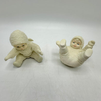 Vintage Dept56 Snowbabies “Tumbling In The Snow” 7957-0 Set of 5 Figurines in Original Box /cb