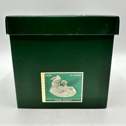 Lot of 3 Department 56 Snowbabies Figurines w/Boxes Snow Angels, Deer Friends, Burning Up The Lines /cb