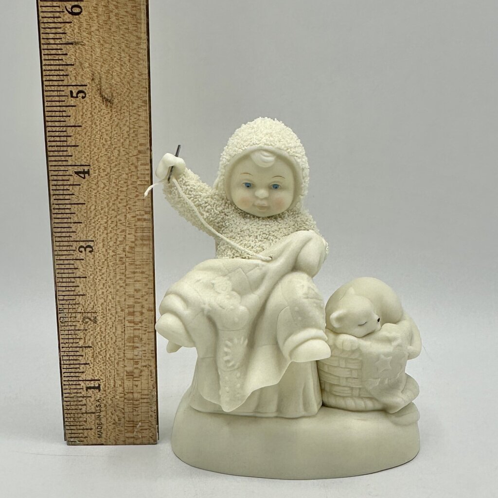 Lot of 3 Department 56 Snowbabies Figurines w/Boxes Catch A Falling Snowflake, Grandma’s Lessons, Just One More Pair /cb