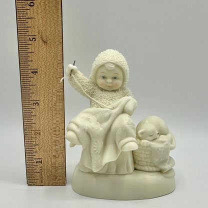 Lot of 3 Department 56 Snowbabies Figurines w/Boxes Catch A Falling Snowflake, Grandma’s Lessons, Just One More Pair /cb