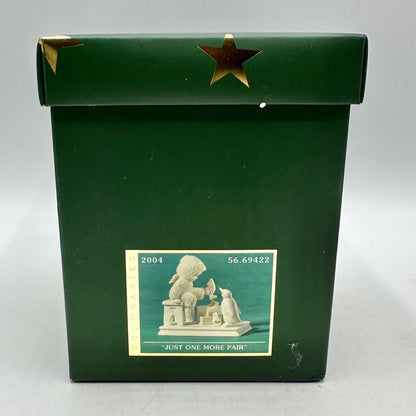 Lot of 3 Department 56 Snowbabies Figurines w/Boxes Catch A Falling Snowflake, Grandma’s Lessons, Just One More Pair /cb