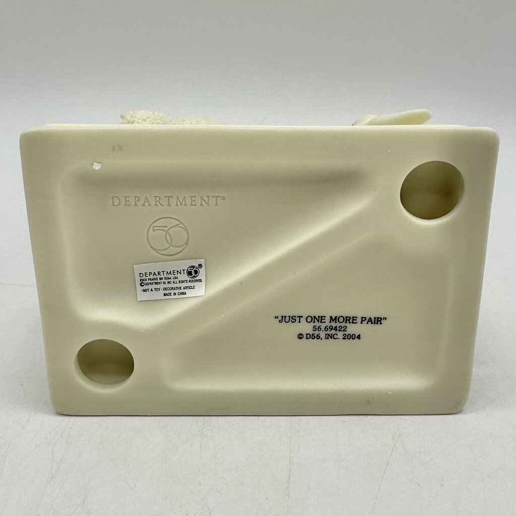 Lot of 3 Department 56 Snowbabies Figurines w/Boxes Catch A Falling Snowflake, Grandma’s Lessons, Just One More Pair /cb