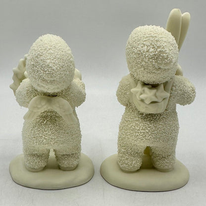 Lot of 4 Department 56 Vintage Winter Tales Of The Snowbabies Figurines w/Boxes Let’s Go Skiing, There’s Another One, I Made This Just For You, This Will Cheer You Up /cb