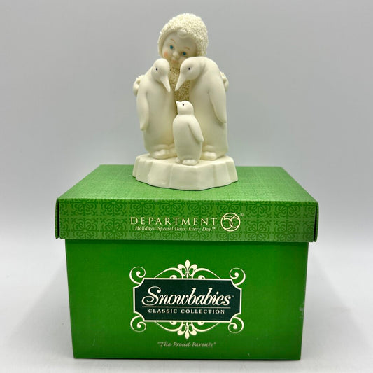 Department 56 Snowbabies Classic Collection Figurine The Proud Parents 2006 w/Box /cb
